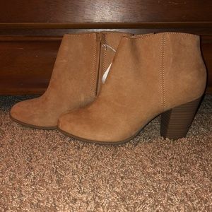Brown Booties size 7
